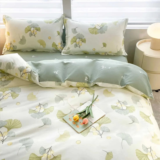 Shaani Comfort Refresh Ginkgo Leaf Pure Cotton Bedding