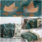 Shaani Floral & Bird Reversible Cotton Throw Blanket — Soft Cozy Sofa & Bed Cover