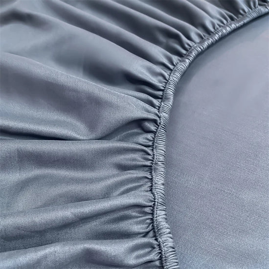Soft Luxury Egyptian Cotton Fitted Bed Sheet with Elastic Bands