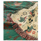 Shaani Floral & Bird Reversible Cotton Throw Blanket — Soft Cozy Sofa & Bed Cover